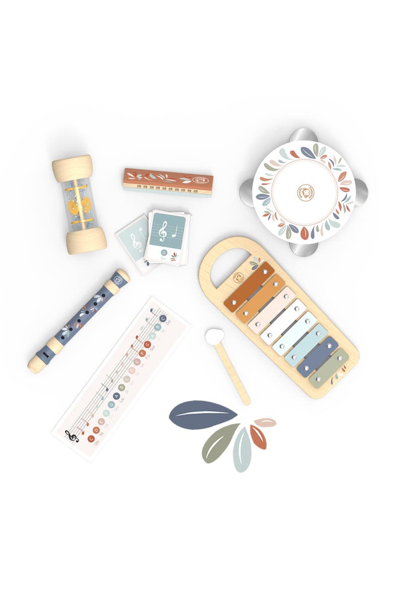 Musical set 5 instruments, Alternate, color, Multi