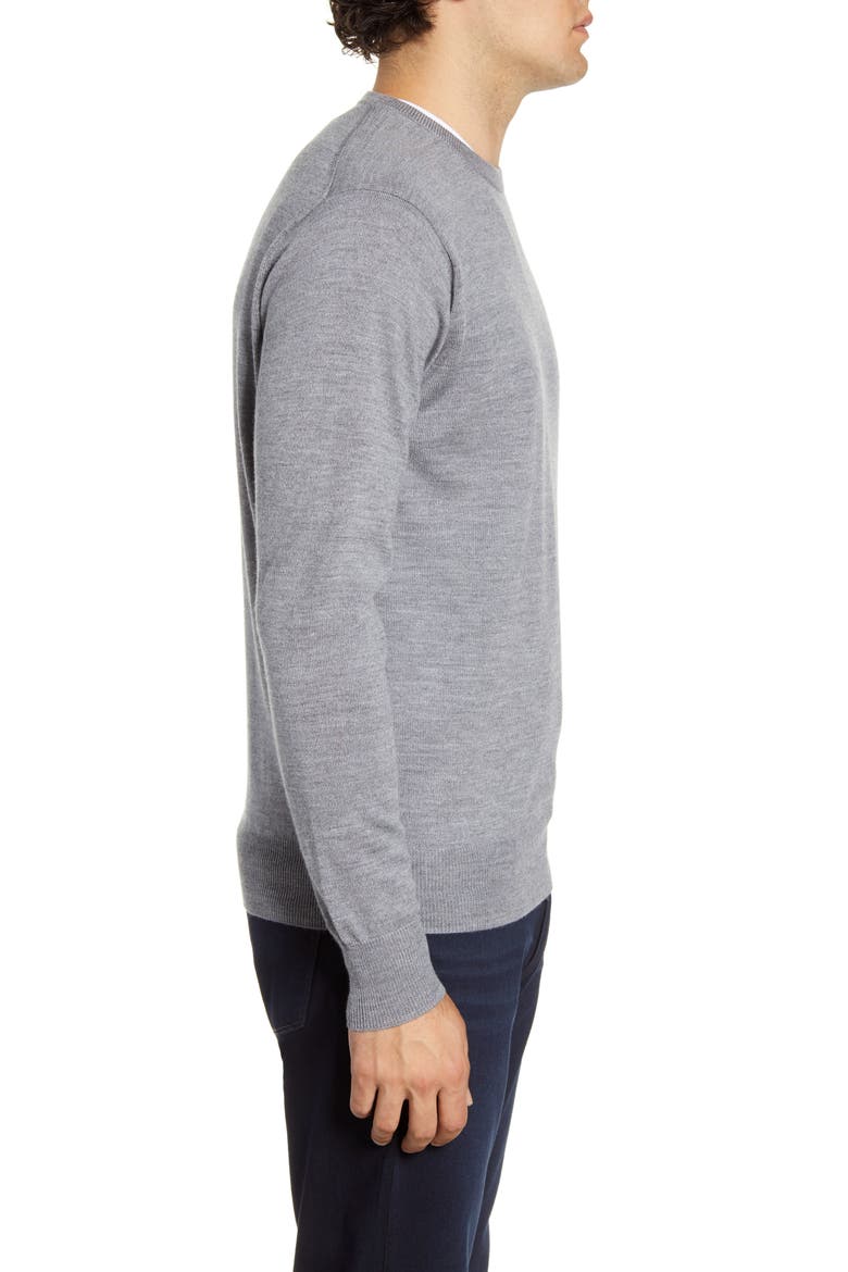 Crown Wool & Silk Sweater, Alternate, color, BRITISH GR
