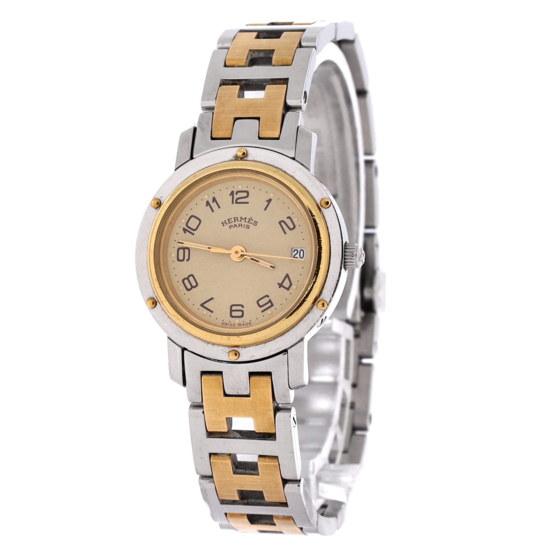 Clipper Quartz Watch Stainless Steel with Plated Metal 24, Alternate, color, Metallic Silver