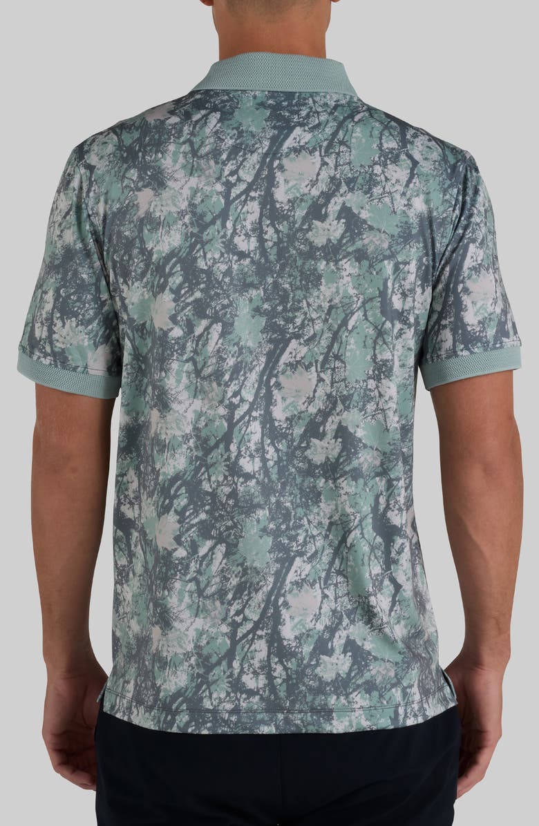 Bad Birdie Evolution Ridge Abstract Print Performance Golf Polo, Alternate, color, Stealth Mode Dark