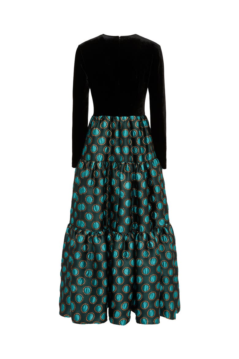 Big Dress, Alternate, color, Jacquard Winter Sun Emerald