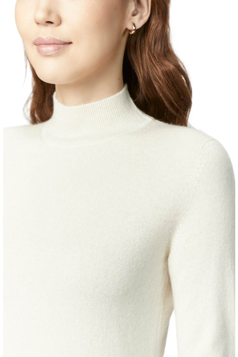 Cashmere Mock Neck Sweater, Alternate, color, off white