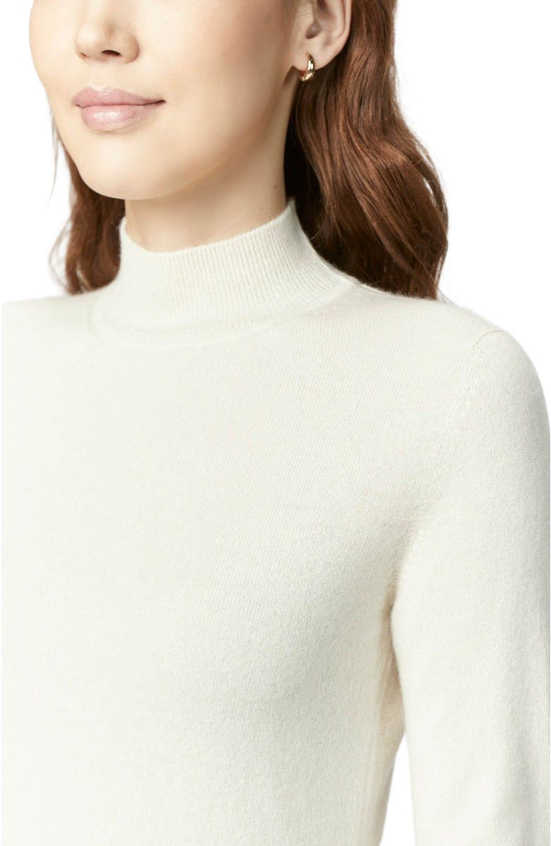 GOBI Mongolian Cashmere Cashmere Mock Neck Sweater, Alternate, color, Off White
