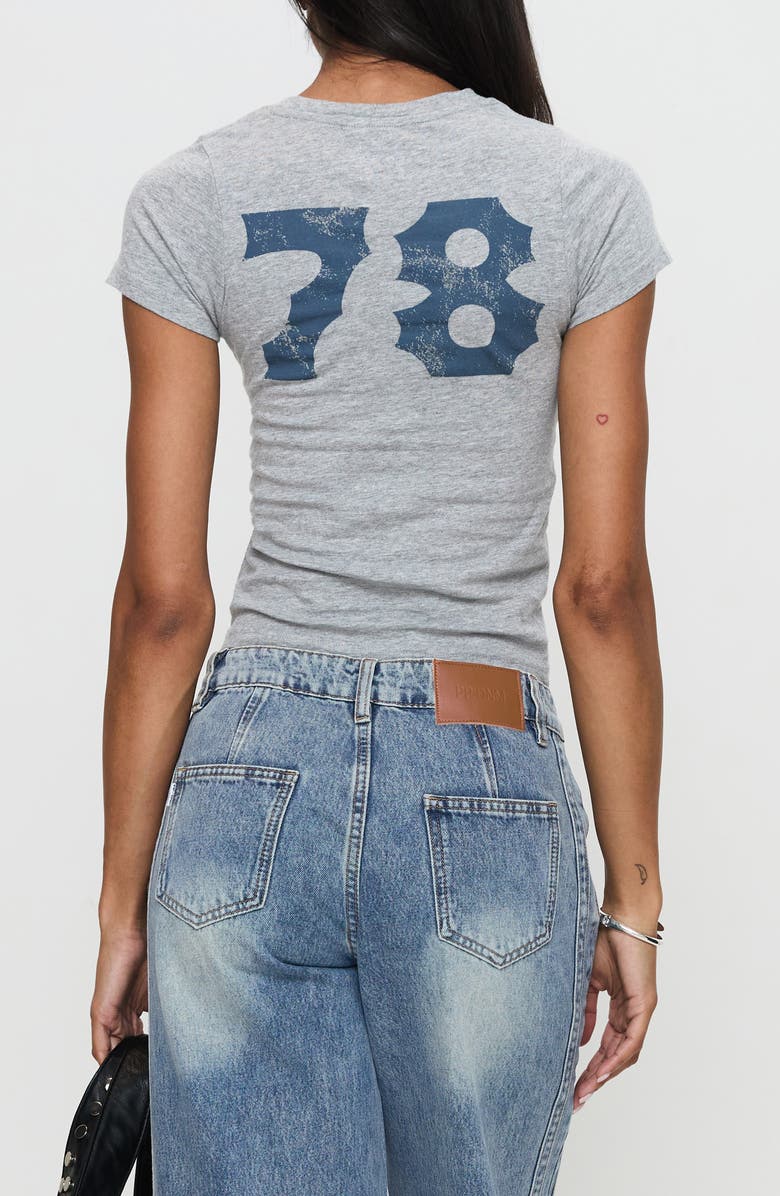 Princess Polly Malibu Moto Club Crop Graphic T-Shirt, Alternate, color, 