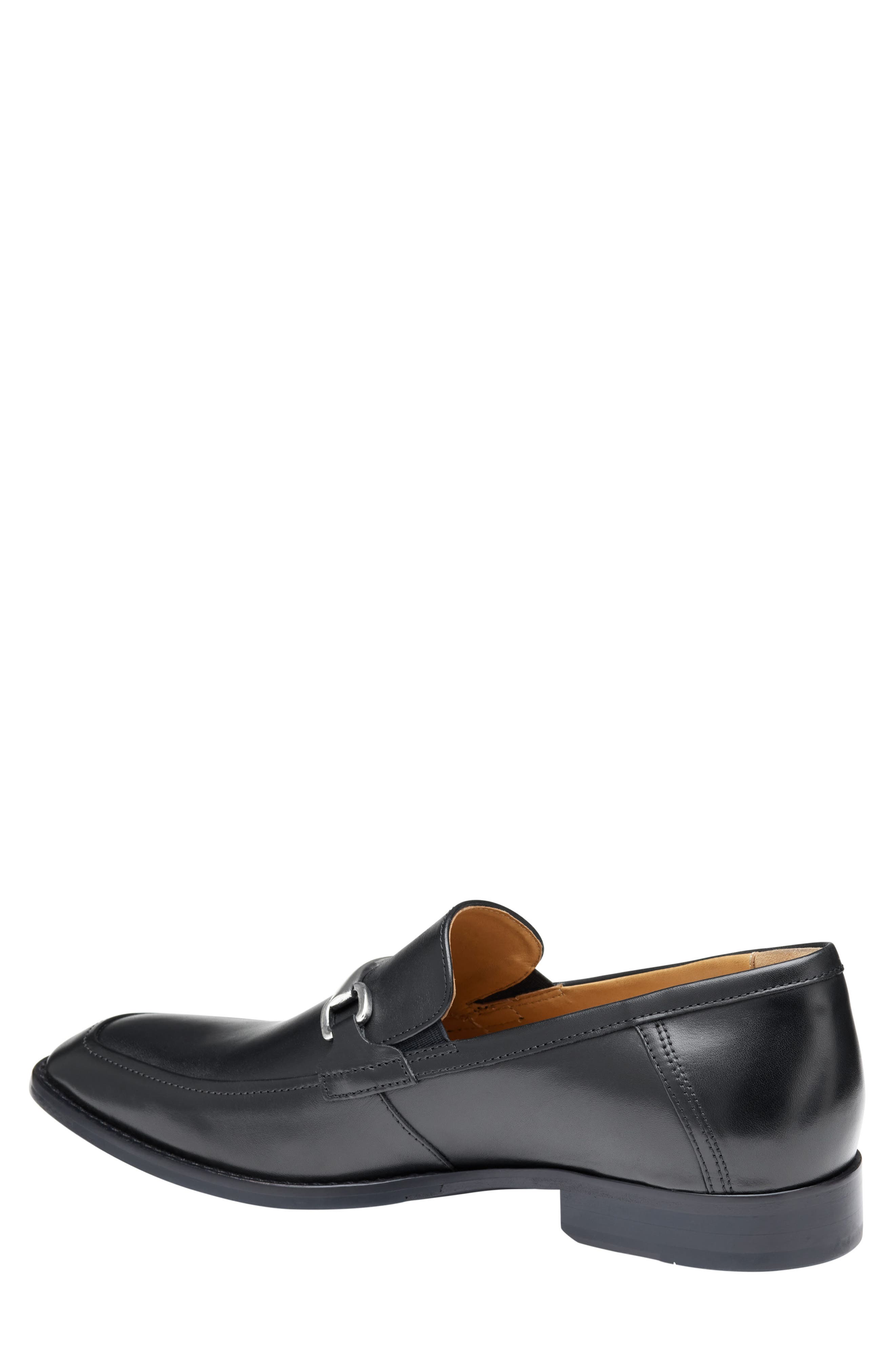Johnston & Murphy Richland Bit Loafer, Alternate, color, Black Full Grain