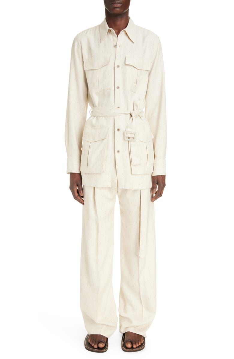 Dries Van Noten Columbia Twill Shirt Jacket, Alternate, color, 