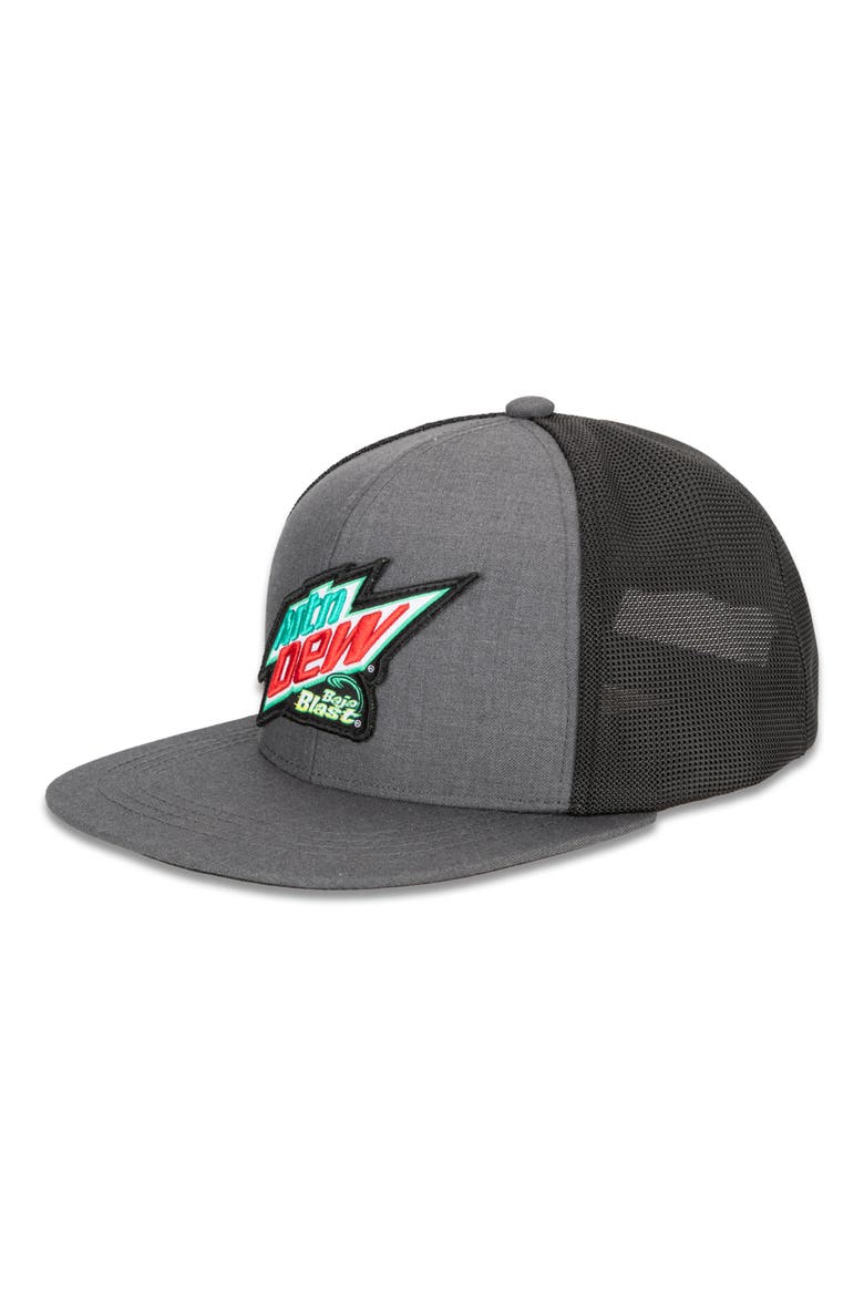 Mountain Dew Baja Blast Trucker Hat, Alternate, color, GREY