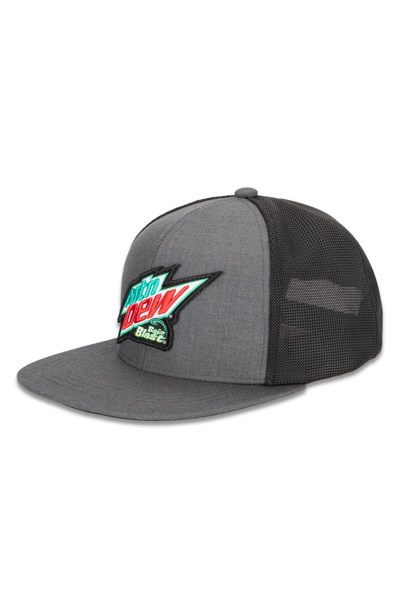 H3 Sportgear Mountain Dew Baja Blast Trucker Hat, Alternate, color, Grey