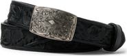 Double RL Coleman Tooled Leather Belt