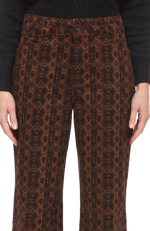 Bagatelle Dolce Vita Crop Wide Leg Pants In Brown