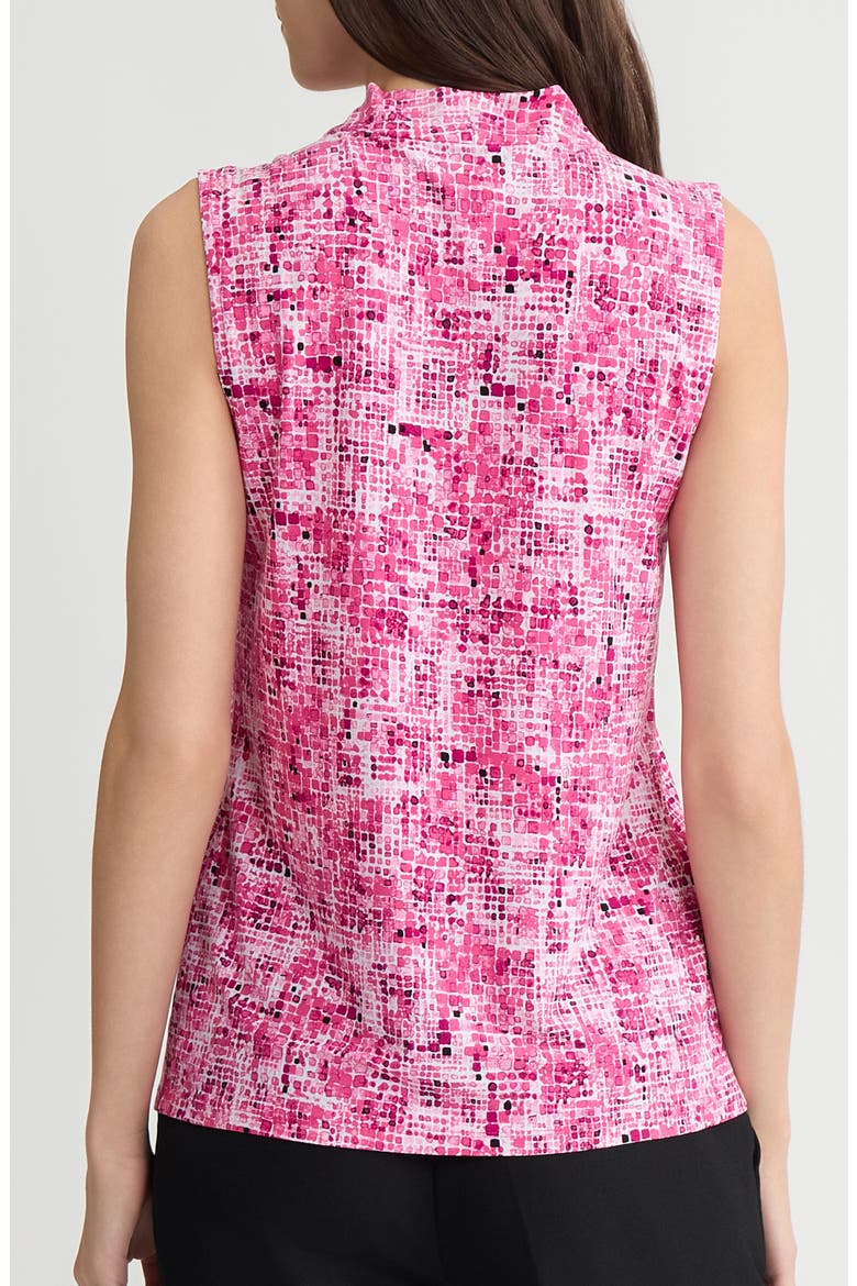 Pleat Front Shell, Alternate, color, PINK PERFECTION MULTI