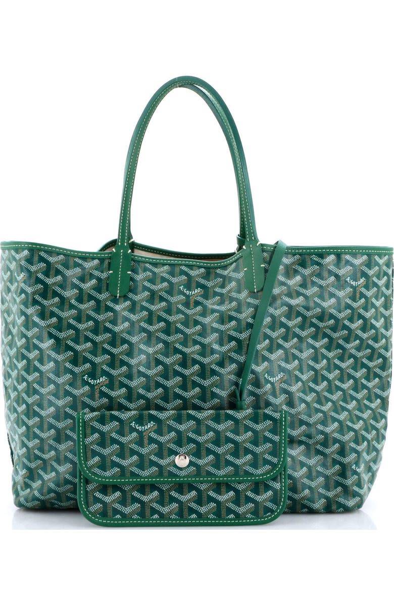 Pre-Owned Goyard Saint Louis Tote Coated Canvas PM, Alternate, color, Green