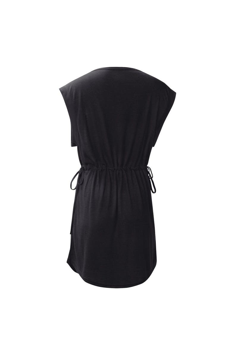 G-III 4HER BY CARL BANKS Women's G-III 4Her by Carl Banks Black Carolina Panthers G.O.A.T. Swimsuit Cover-Up, Alternate, color, Black