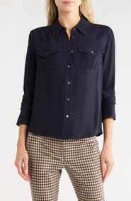 Veronica Beard Pepper Long Sleeve Shirt
