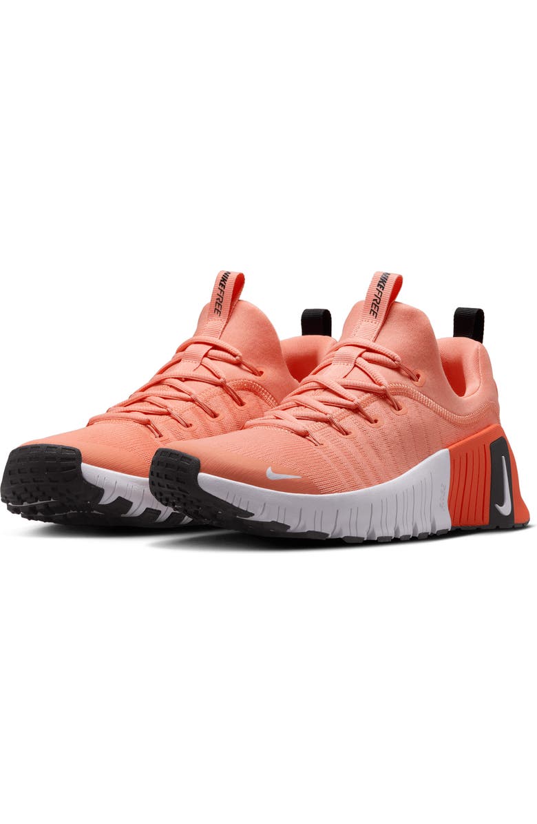 Nike Free Metcon 6 Training Shoe, Main, color, Apricot/ Orange/ Black/ White