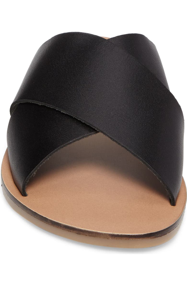 Topshop Holiday Cross Strap Sandal, Alternate, color,