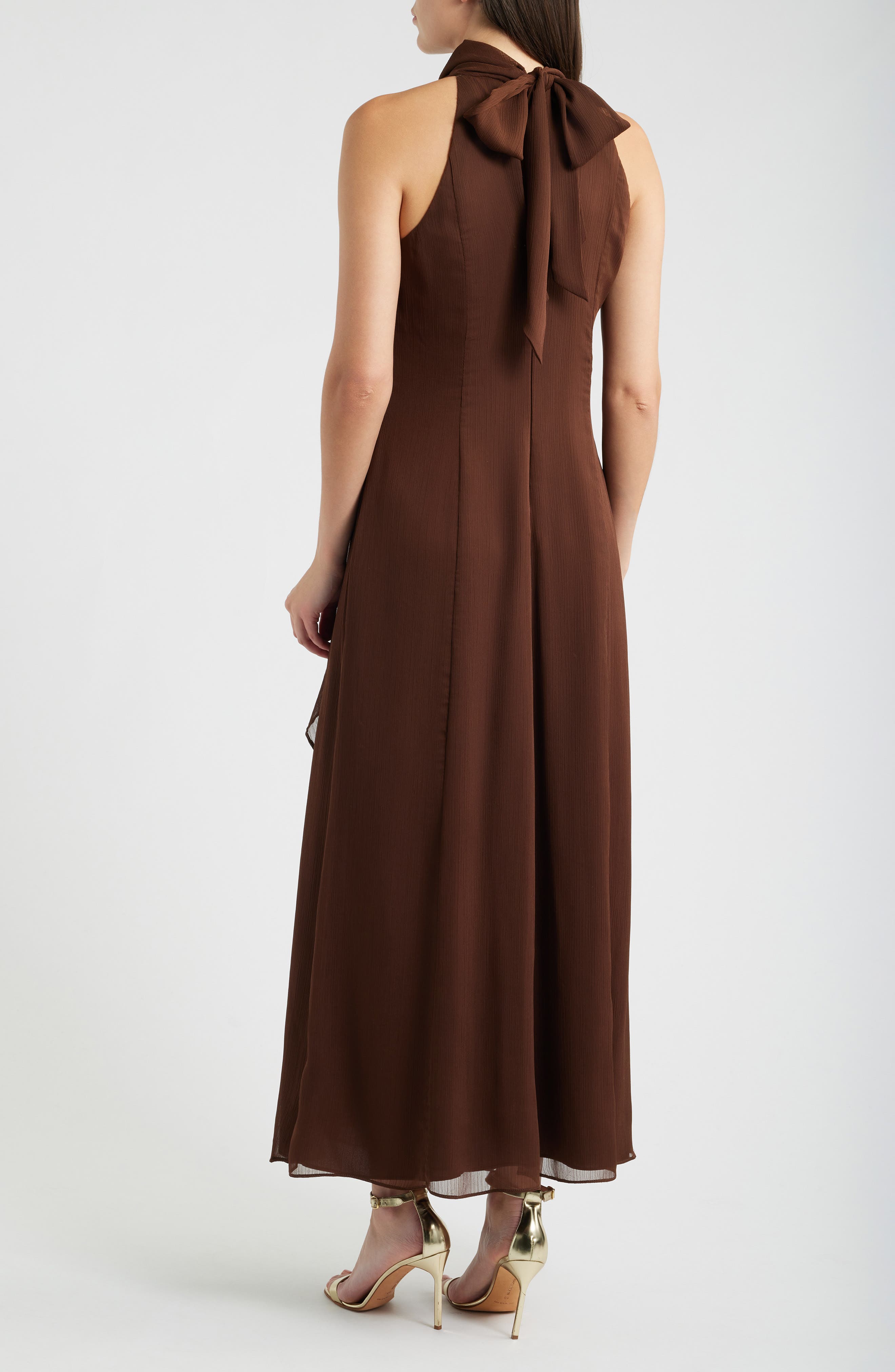 halter ruffle maxi dress eliza j Cascade Midi - Teal Nordstrom