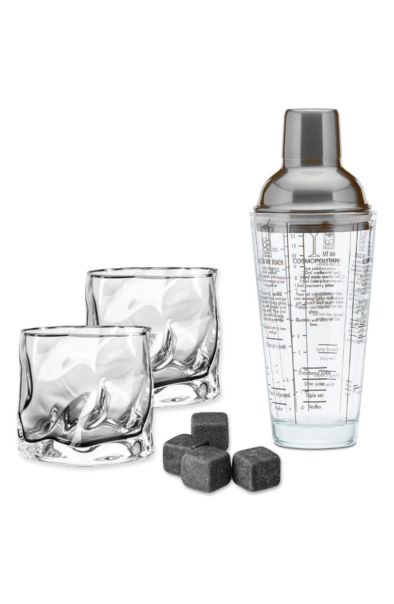 Ben Sherman 7-Piece Cocktail Set, Main, color, Charcoal