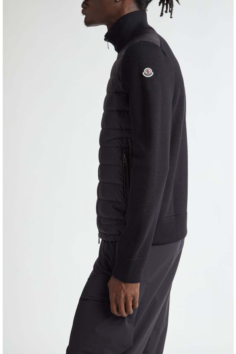 Moncler Maglia Mixed Media Cardigan (Men) | Nordstrom