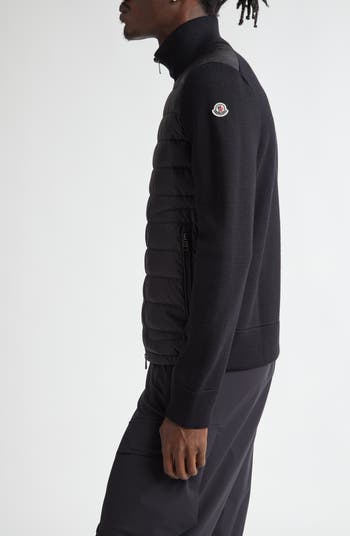 Moncler Maglia Mixed Media Cardigan | Nordstrom