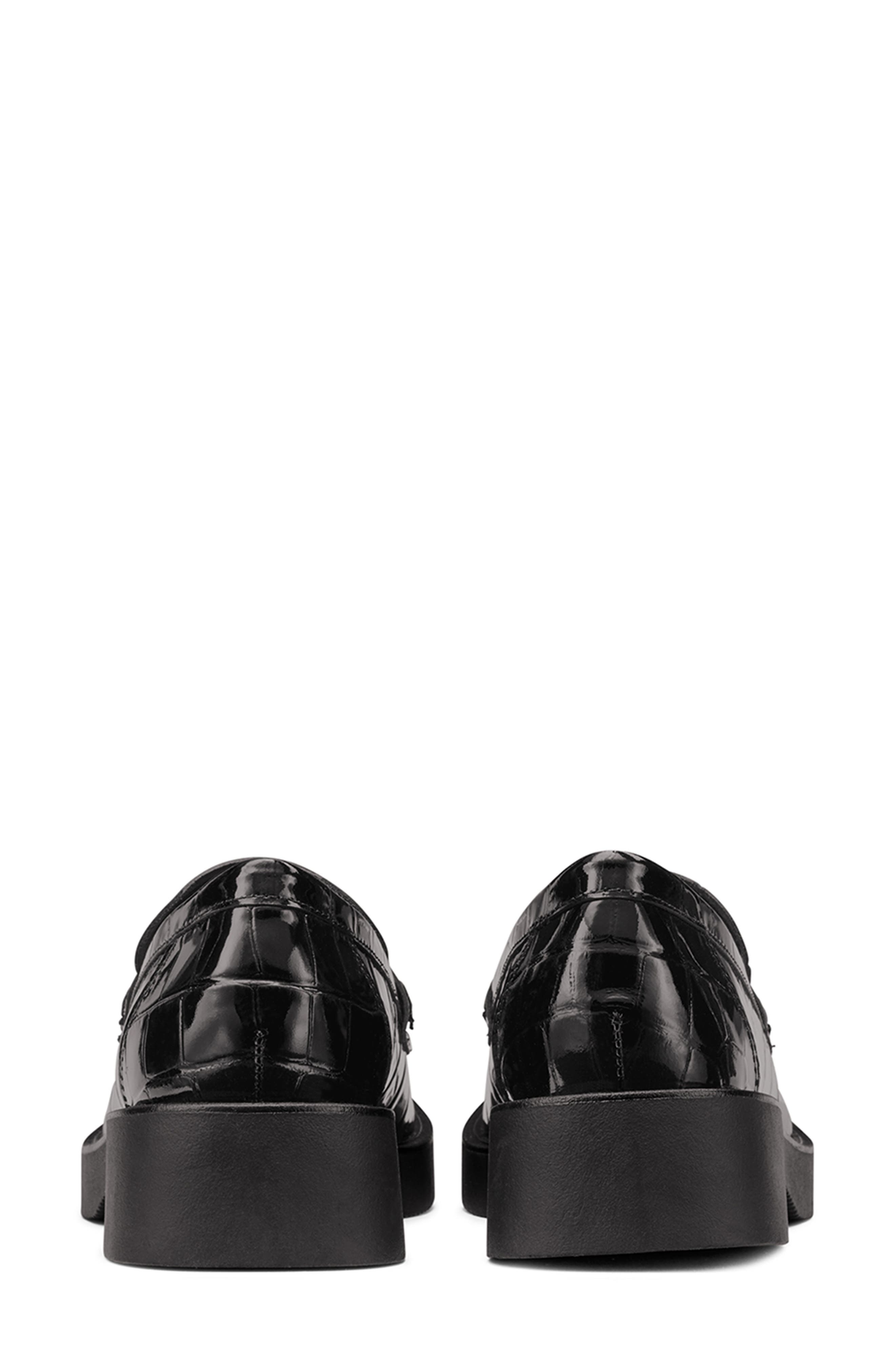 G.H.BASS Bowery Croc Embossed Loafer, Alternate, color, 