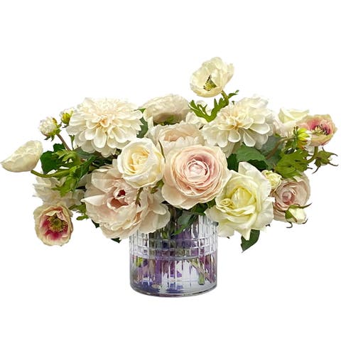 Cafe Au Lait Combo In Cut Glass