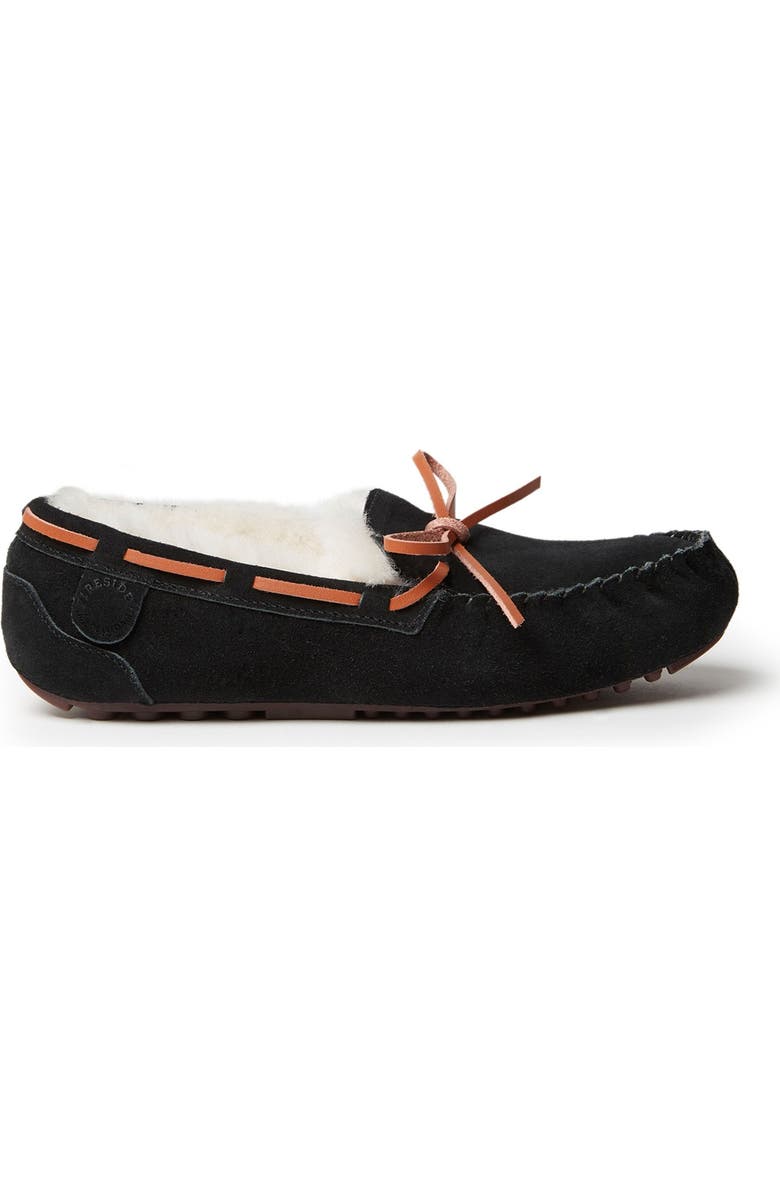 FIRESIDE BY DEARFOAMS Victoria Genuine Shearling Lined Slipper, Alternate, color,