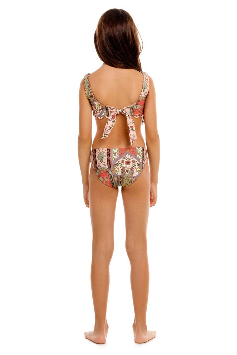 Dolce Aura Two-Piece Swimsuit, Alternate, color, RED MULTI