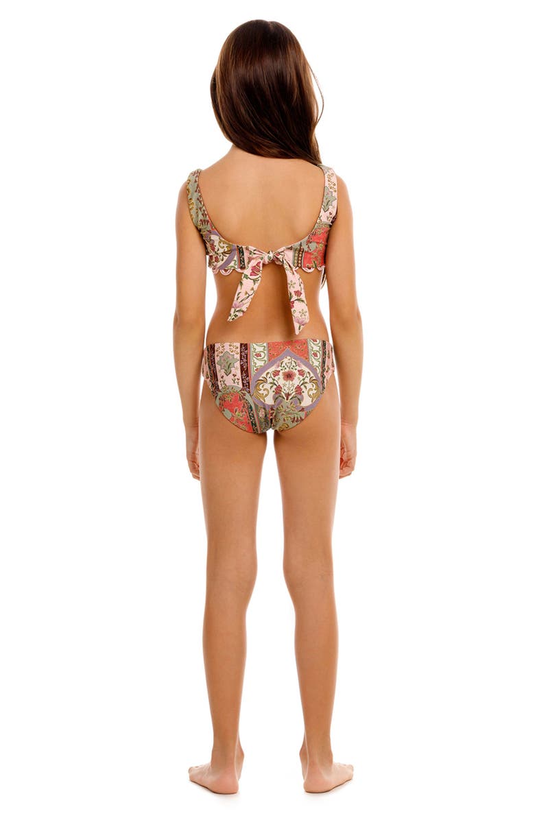 Agua Bendita Dolce Aura Two-Piece Swimsuit, Alternate, color, Red Multi