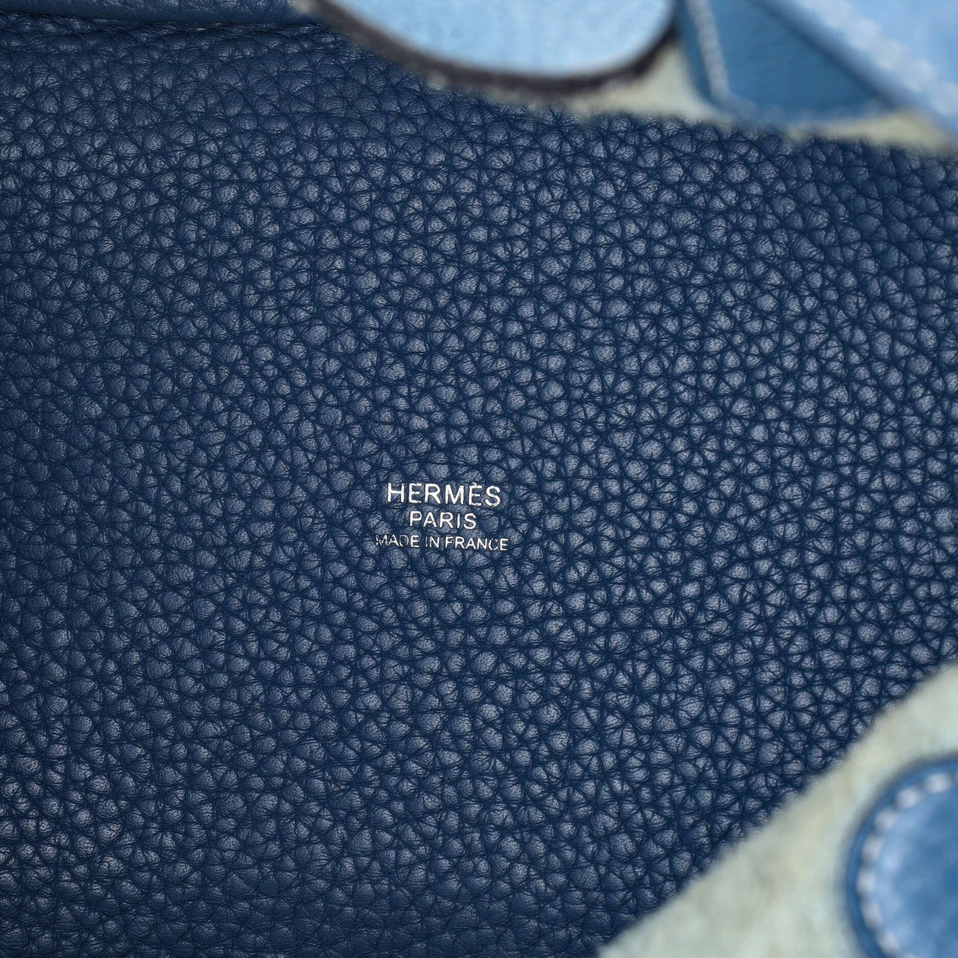 Picotin Bag Clemence PM, Alternate, color, Bleu Jean