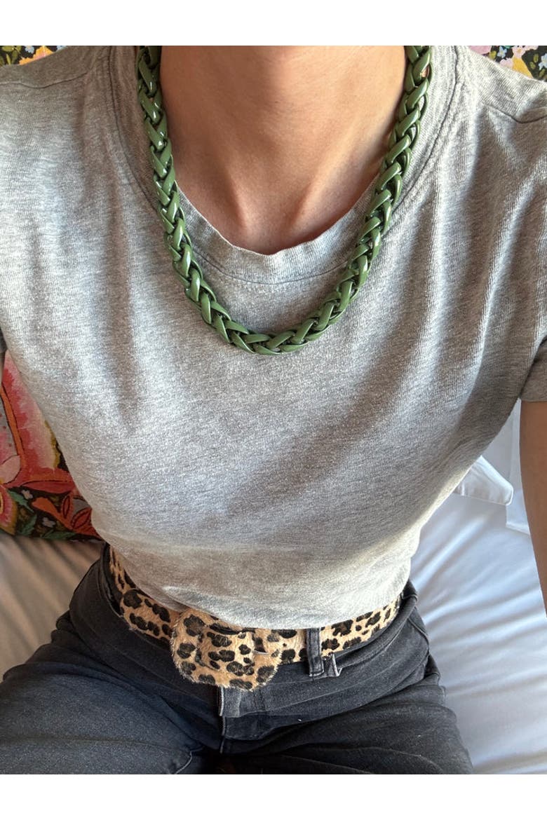 Sage Wisdom Necklace, Alternate, color, Green