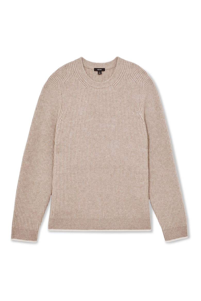 Crammond Rib Sweater, Alternate, color, OATMEAL BROWN