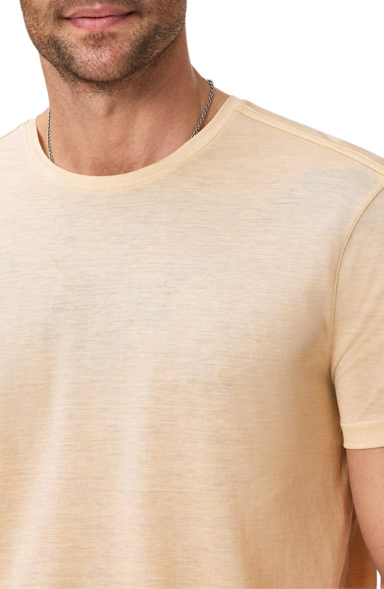 John Varvatos Amato Silk & Organic Cotton Crewneck T-Shirt, Alternate, color, Faded Twine