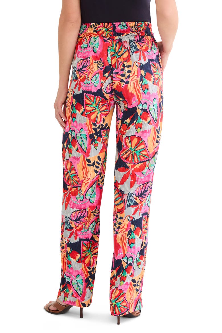 Kauai Garden Wide Leg Pants, Alternate, color, RED MULTI