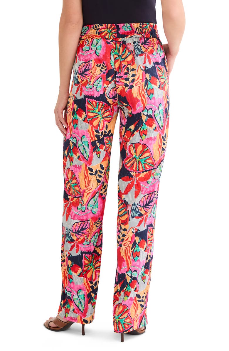 NIC+ZOE Kauai Garden Wide Leg Pants, Alternate, color, Red Multi