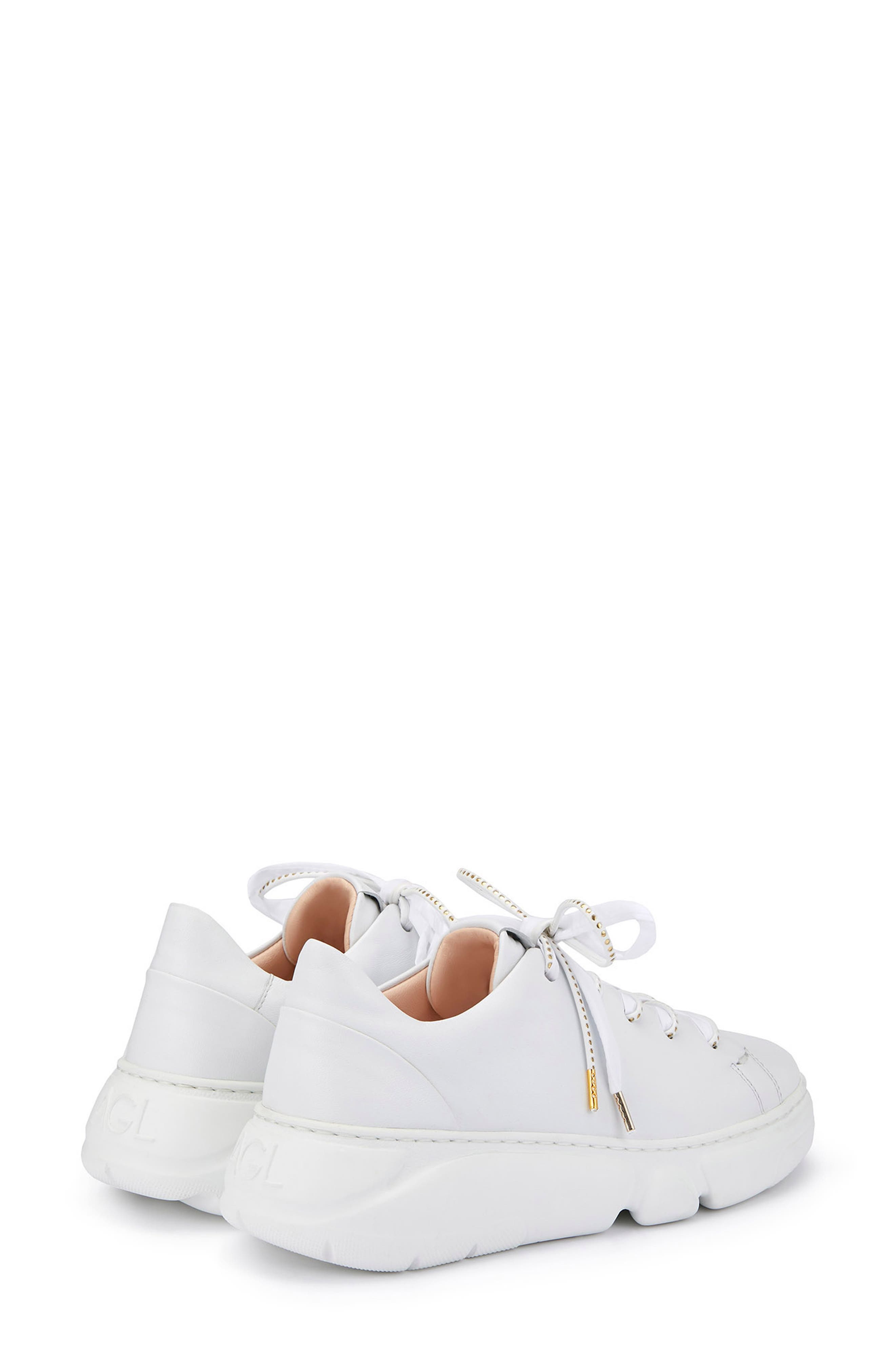 AGL Shiela Leather Chunky Sneaker, Alternate, color, 
