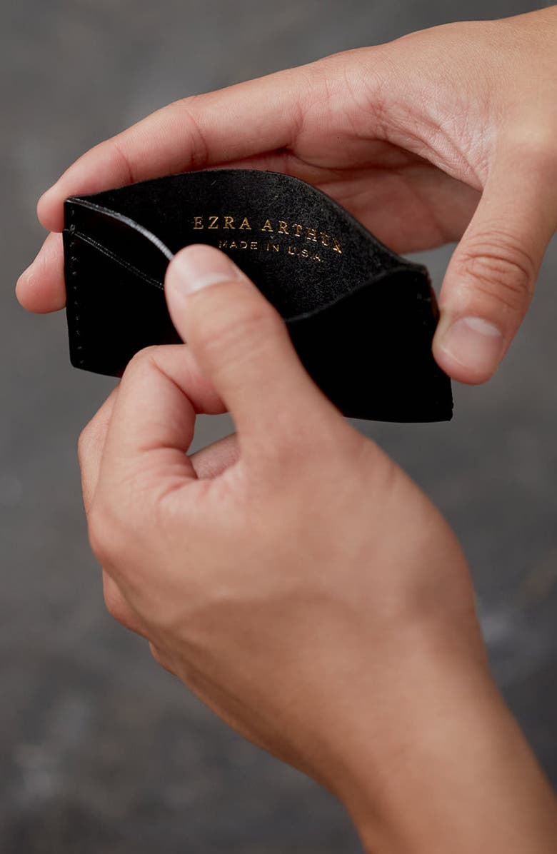 Ezra Arthur Classic Card Holder Wallet, Alternate, color, Black
