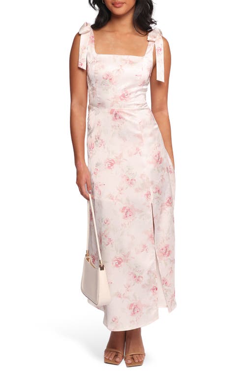 Petal & Pup Zane Floral Tie Strap Dress in Pink Floral 