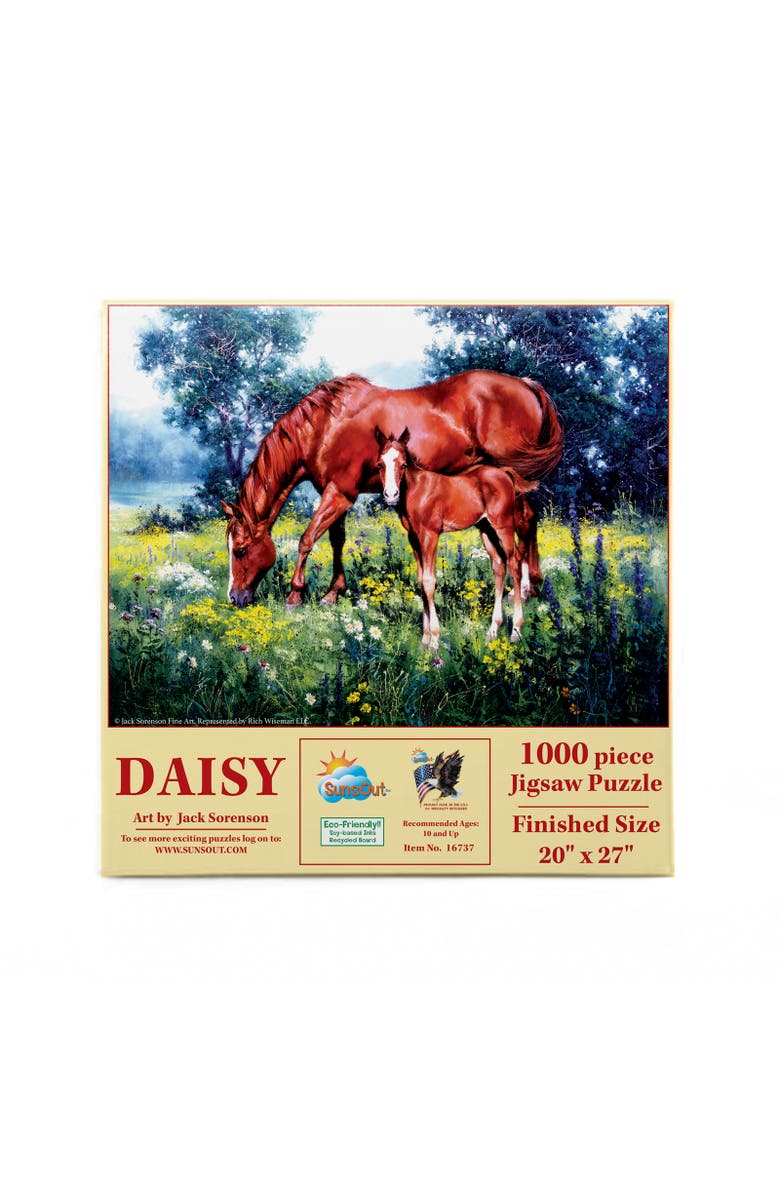 Sunsout Daisy 1000 piece Jigsaw Puzzle for Adults, Alternate, color, Multicolor