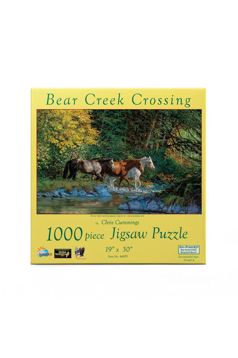 Bear Creek Crossing 1000 piece Jigsaw Puzzle for Adults, Alternate, color, Multicolor