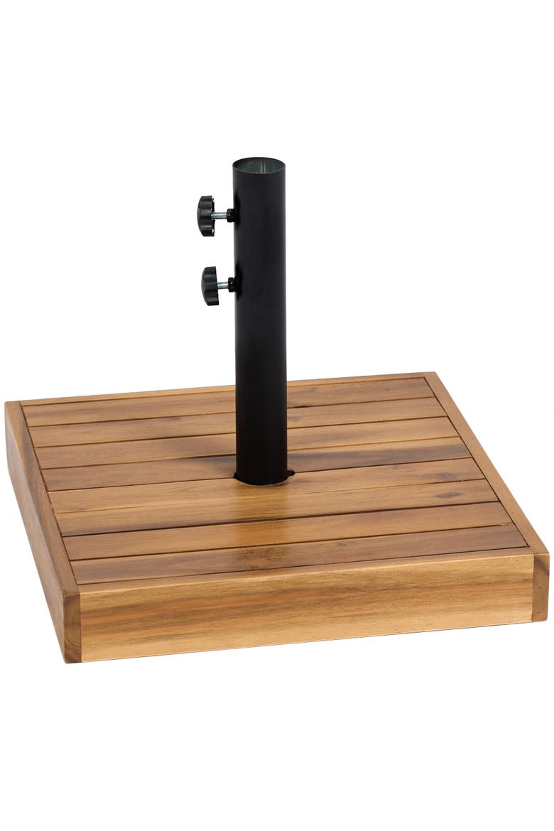 Patio Umbrella Base, Main, color, Teak
