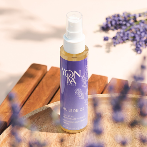 Yon-ka Paris Huile Detoxing Dry Body Oil 3.38oz Lavender In Purple