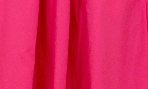 Flying Tomato Bow Strap Gathered Midi Dress In Pink
