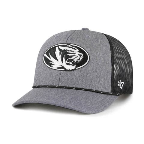 Men's '47  Gray Missouri Tigers Carbon Rope Adjustable Hat