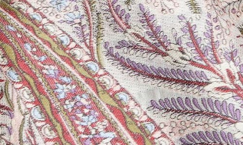 Etro Tosca Paisley Silk Blend Scarf In White