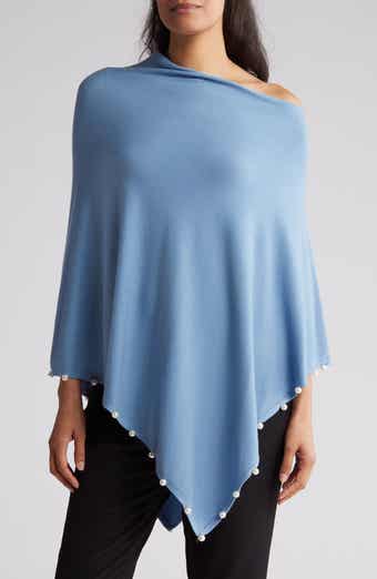 La Fiorentina Bead Trim Knit Wrap