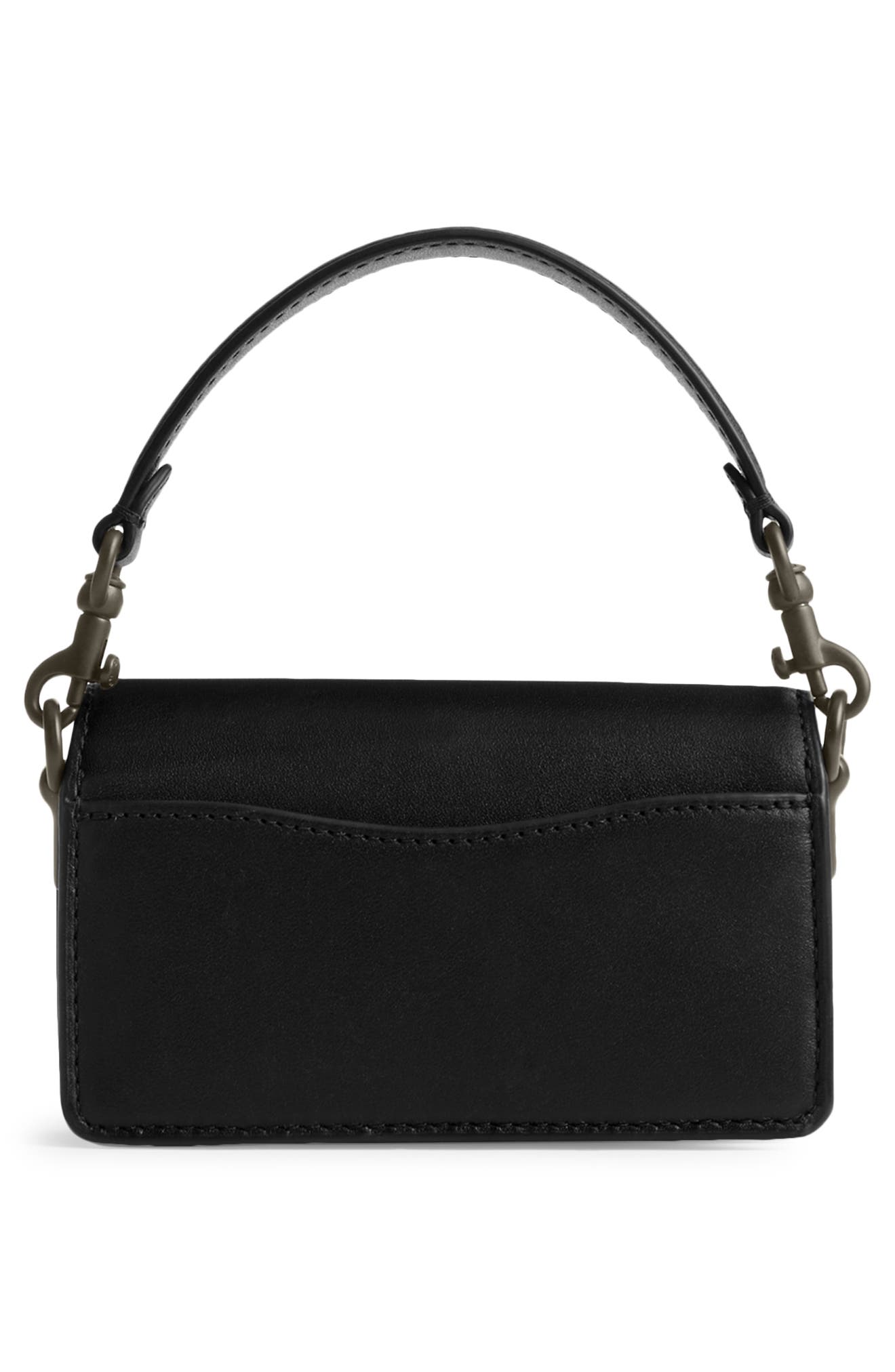 COACH Tabby 12 Leather Shoulder Bag, Alternate, color, 