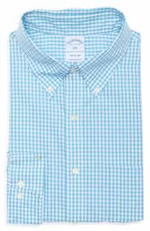 Plaid Regular Fit Cotton Dress Shirt