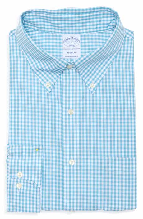 Plaid Regular Fit Cotton Dress Shirt