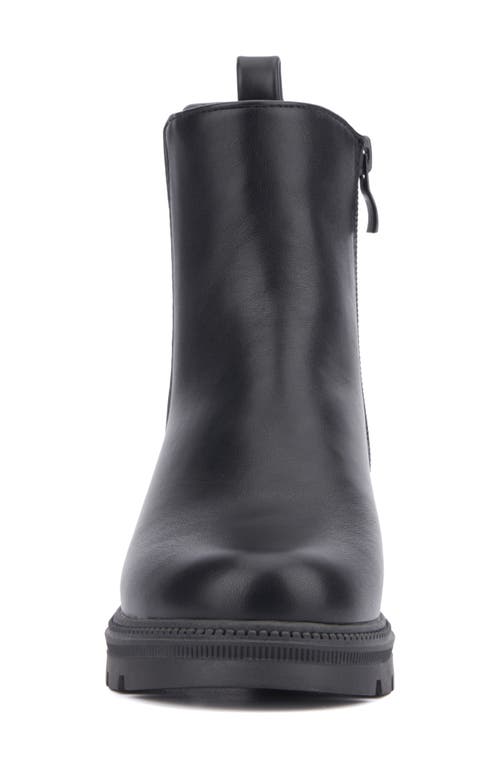 Olivia Miller Kids' Half Moon Lug Boot In Black